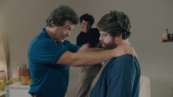 James LeGros plays Galifianakis' brother in Visionaries