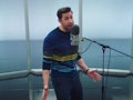 John Krasinski sang 'The Office' theme song with lyrics on 'Saturday Night Live.'