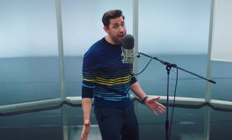 John Krasinski sang 'The Office' theme song with lyrics on 'Saturday Night Live.'