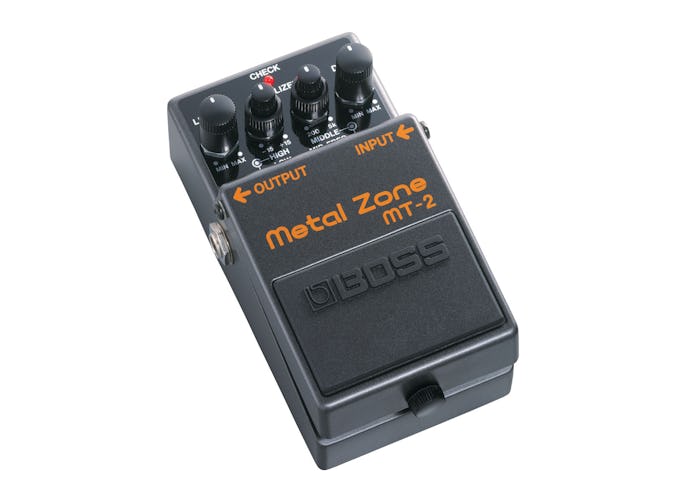 A Boss guitar pedal