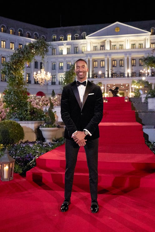 Matt James in front of Nemacolin Resort on 'The Bachelor' via ABC's press site