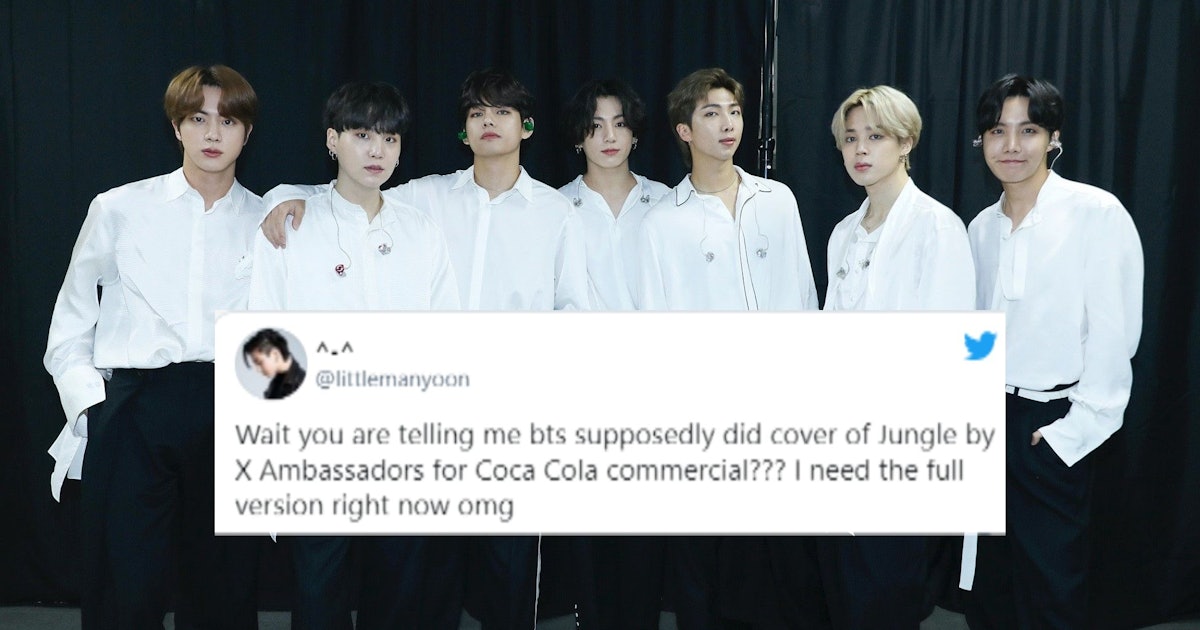 Is Bts In A New Coca Cola Ad Fans Hear Jungkook Jimin Jin S Voices