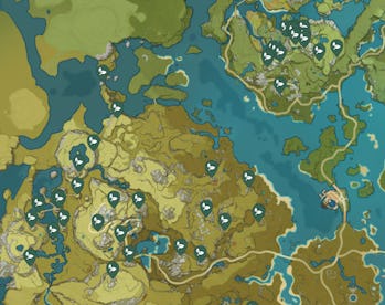Qingxin Genshin Impact Locations