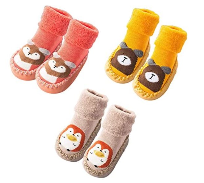 MarJunSep Toddlers Moccasins (3-Pack)