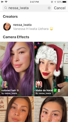 How to get Hair color filter on Instagram 