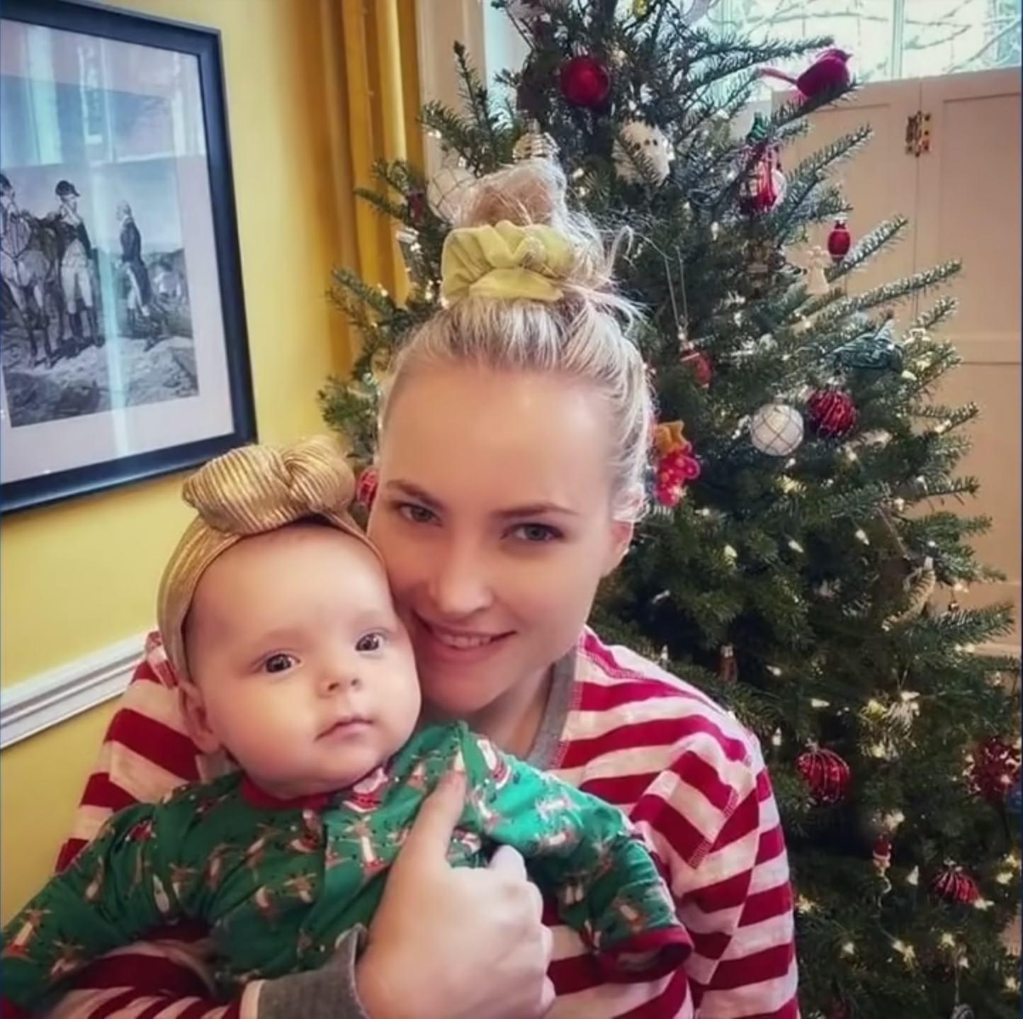 Meghan McCain returned to 'The View' on Monday after taking three months of maternity leave.