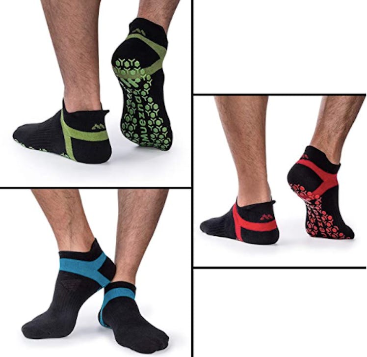 Muezna Nonslip Yoga Socks (3 Pairs)