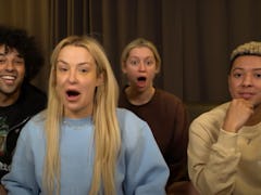 A Screenshot From Tana Mongeau's Video Reaction To Bella Thorne's "SFB."