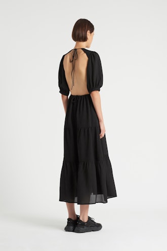 Indre Open Back Midi Dress