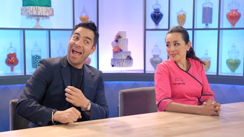 Omar Chaparro and Anna Ruiz in 'Nailed It! Mexico' Season 1 via Netflix's press site