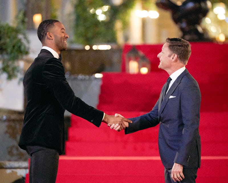 Matt James and Chris Harrison on Season 25 on 'The Bachelor' via ABC Press Site