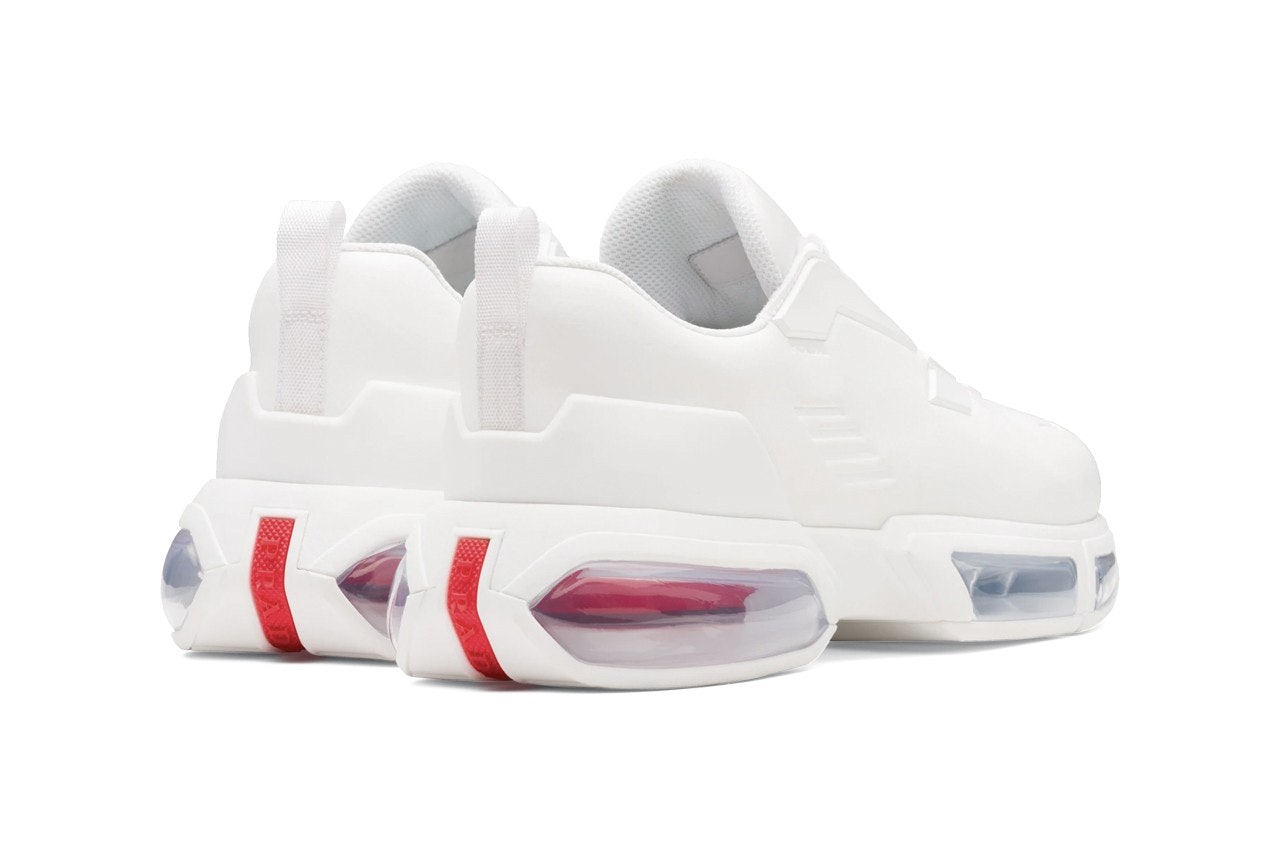 Prada collision discount technical fabric sneakers