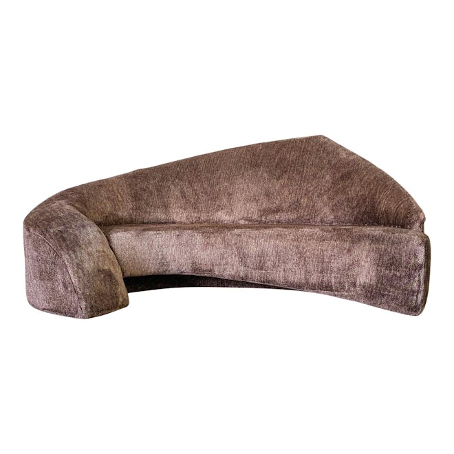 Vladimir Kagan Style Biomorphic Post Modern Sofa