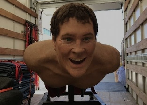 Model of David Hasselhoff from 'The SpongeBob SquarePants Movie'