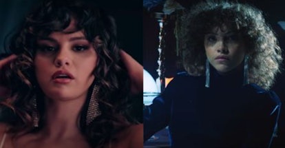 Selena Gomez appears in her 'Dance Again' video and her lookalike appears in The Weeknd's 'Save Your...
