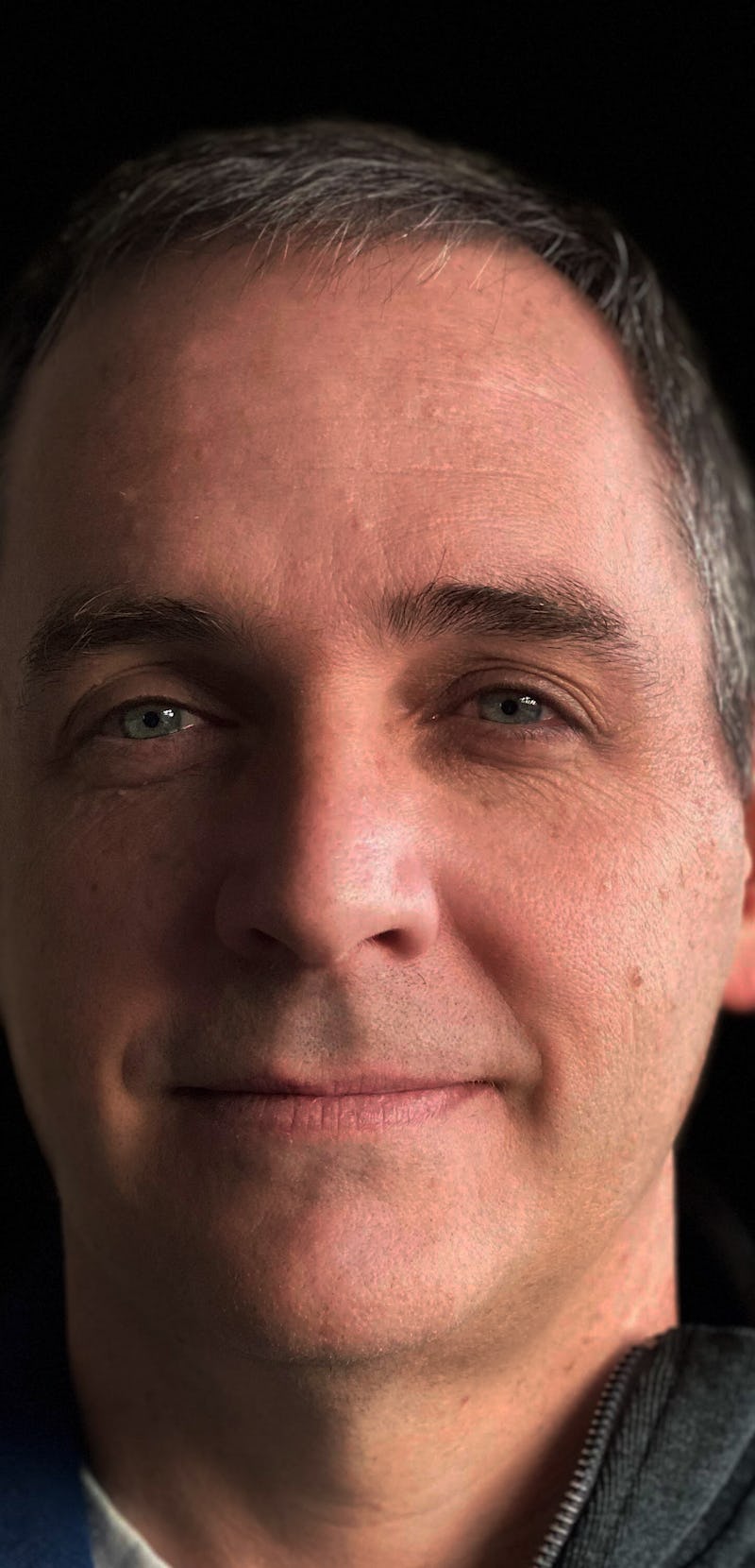 Close-up of Marc Whitten's face