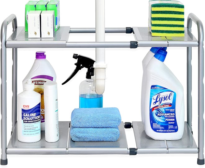 SimpleHouseware Under Sink Expandable Shelf