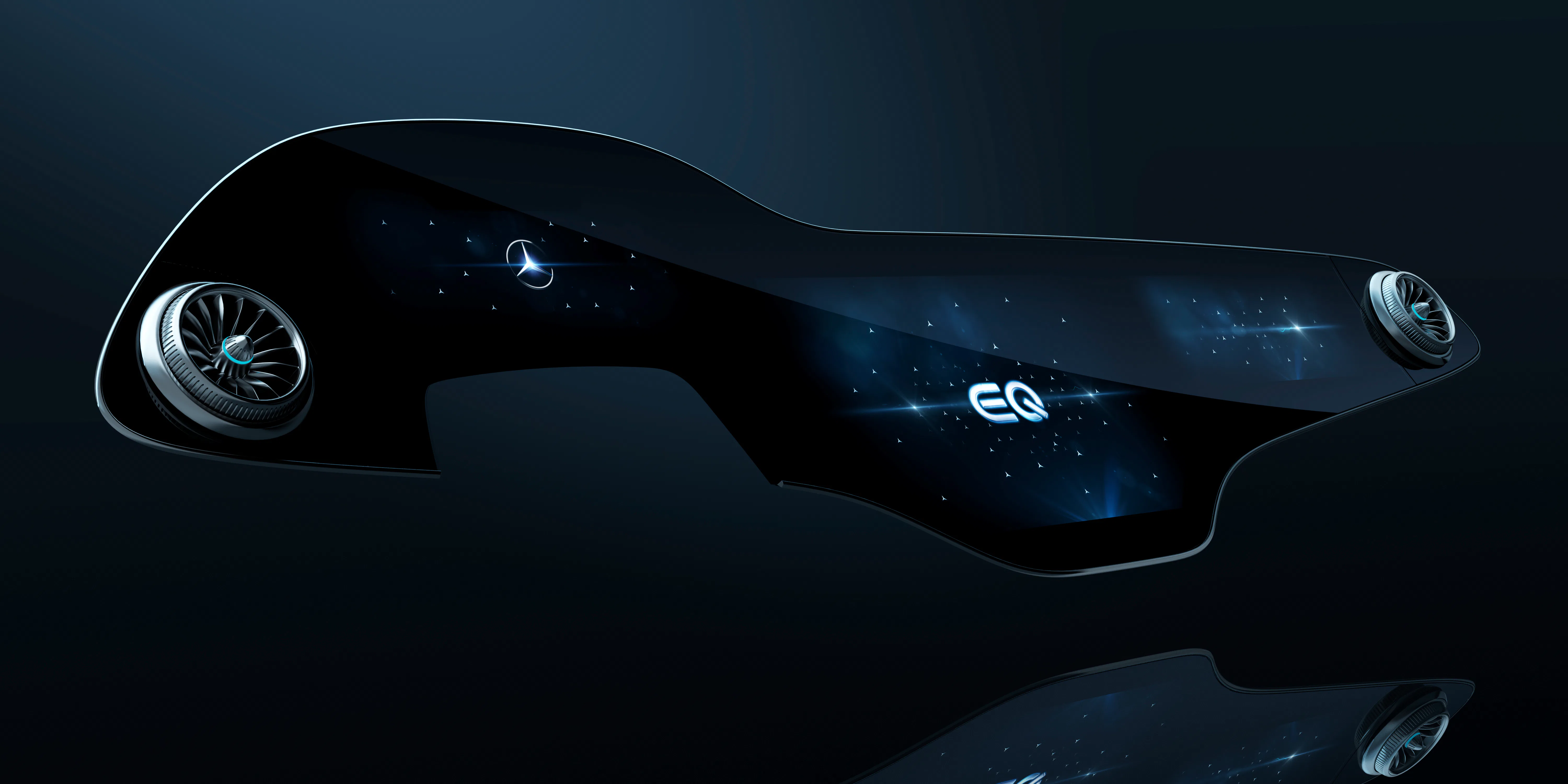 Mercedes-Benz shows off its humongous in-car display