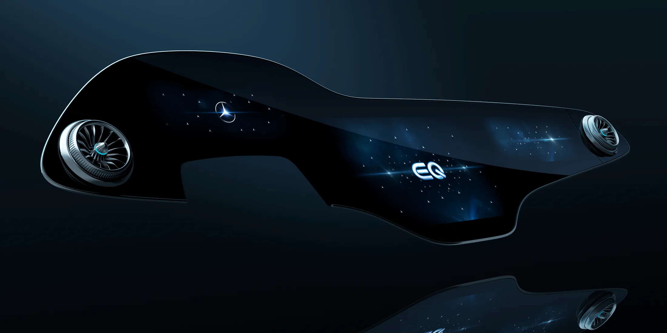 Mercedes-Benz shows off its humongous in-car display