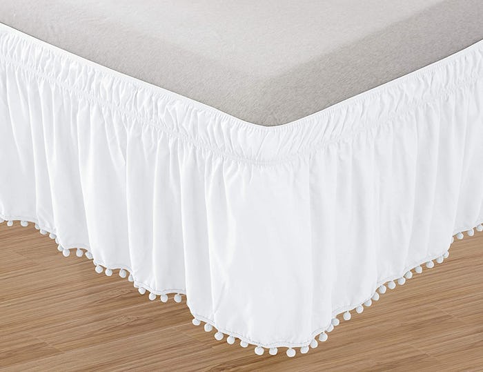 Elegant Comfort Pom-Pom Bedskirt