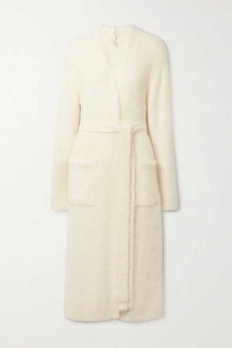 Cozy Knit bouclé robe - Bone