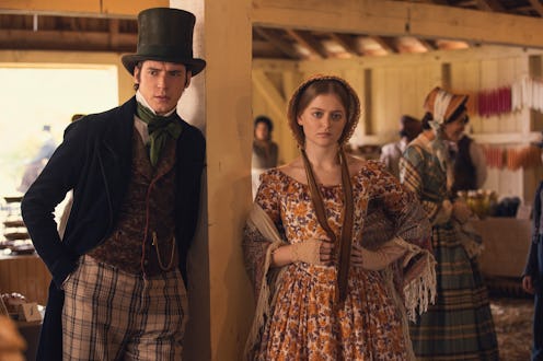 Pico Alexander and Anna Baryshnikov as Henry "Ship" Shipley and Lavinia Dickinson in 'Dickinson' via...