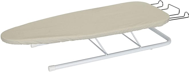 Household Essentials Small Steel Tabletop Ironing Board With Iron Rest