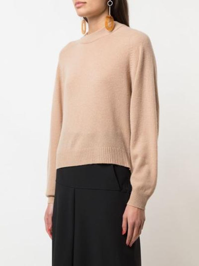 Spring Cashmere Cocoon Cropped Sweater