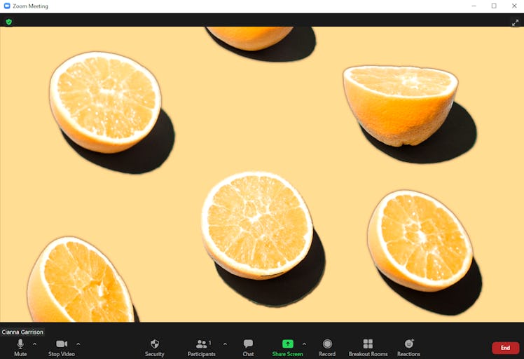 These simple Zoom backgrounds include sweet fruit photos.