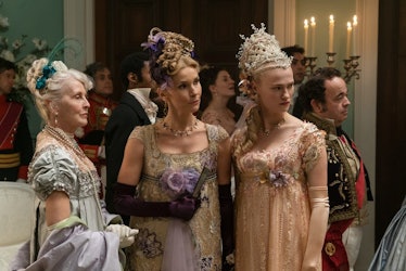 Lady Cowper and Cressida at a ball in episode three of "Bridgerton."