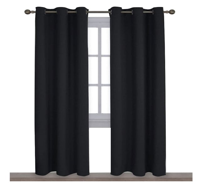 NICETOWN Insulated Solid Grommet Blackout Curtains (Set of 2)