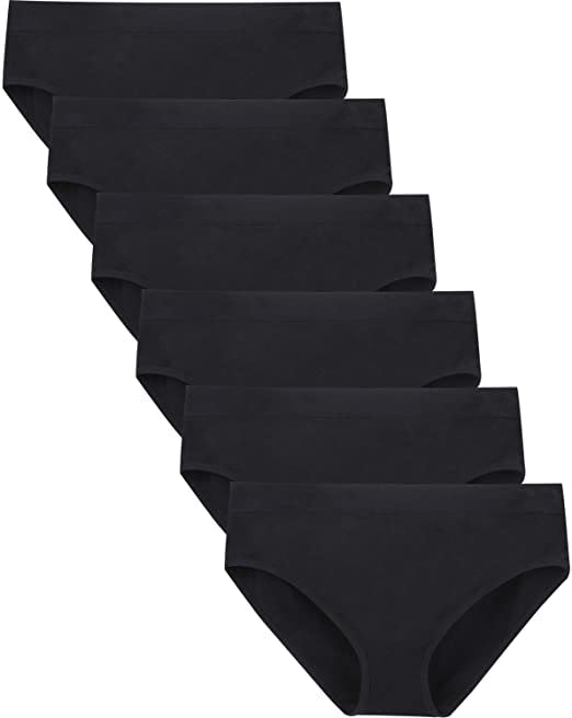 Areke Womens Seamless Bikini Panties (6-Pack)