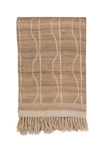 Vertical Jaal Wool & Raw Silk Throw