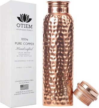 Otiem Copper Water Bottle (34 ounces) 