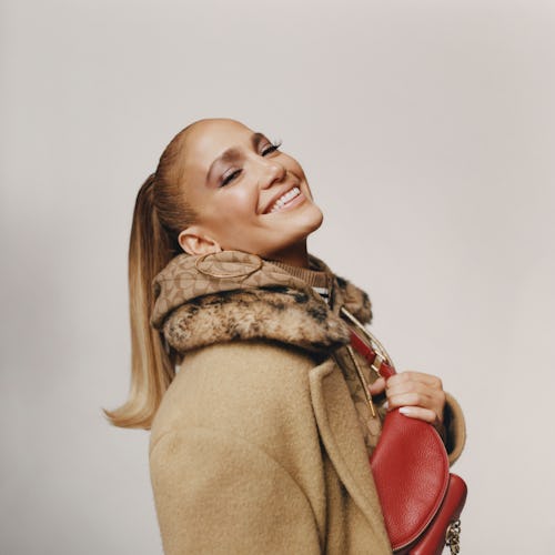 Jennifer Lopez's campaign photo for her collaboration with Coach.