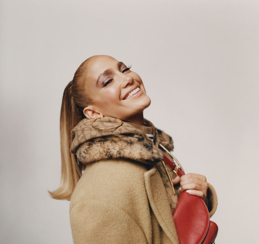 Jennifer Lopez's campaign photo for her collaboration with Coach.