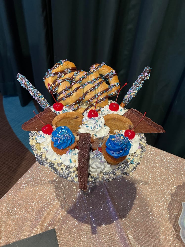 Disney's World's 50th anniversary's most Instagram-worthy food includes a giant ice cream sundae.