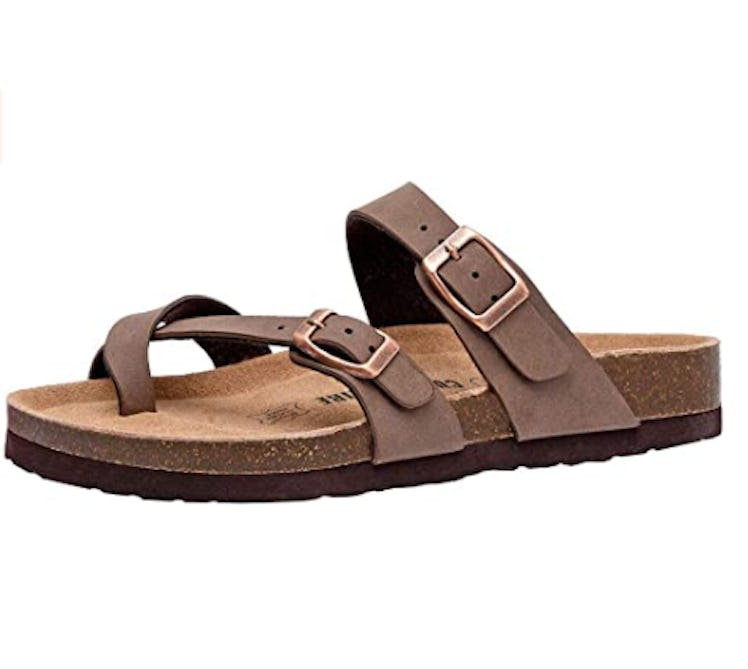 Cushionaire Cork Footbed Sandals