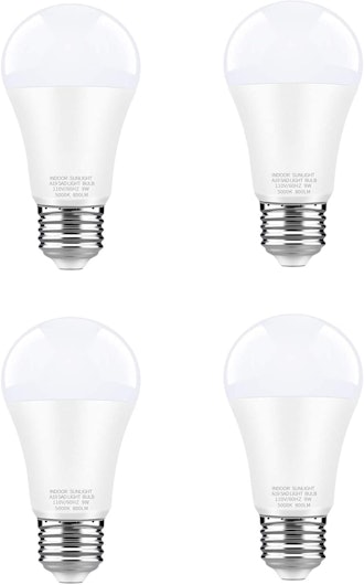 WhitePoplar 9W LED Full Spectrum Light Bulb (4-Pack)