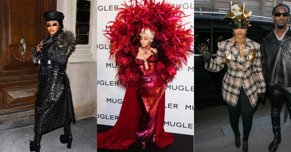 Cardi B's Best Fashion Moments Are Always Beyond