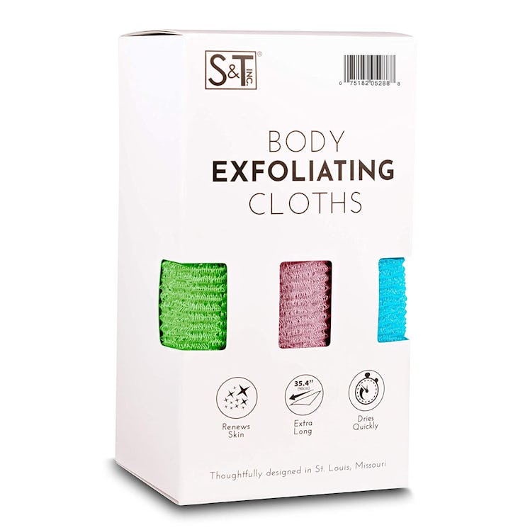 S&T Body Exfoliating Cloths (3-Pack)