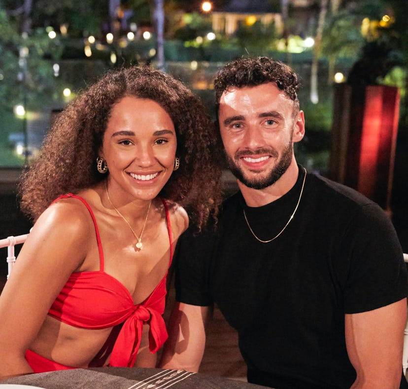 Pieper James and Brendan Morais on 'Paradise,' before they broke up.