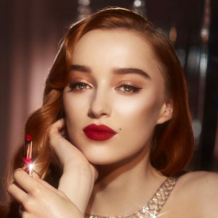Phoebe Dynevor in Charlotte Tilbury campaign
