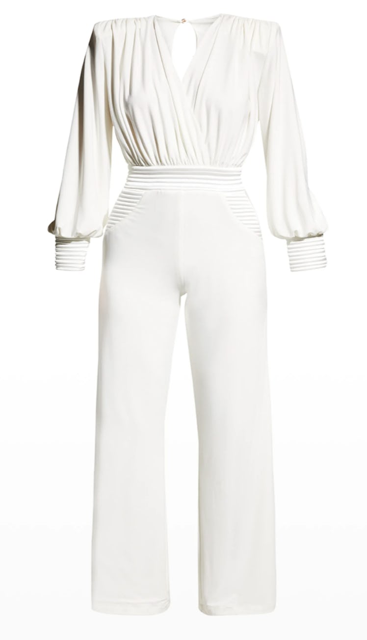 ZHIVAGO's white jumpsuit. 