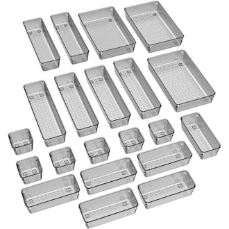 JARLINK Desk Drawer Organizer Trays (21 Pieces)