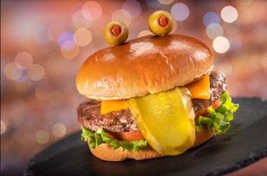 Disney World's 50th anniversary's Instagrammable food includes a Mr. Toad Burger.