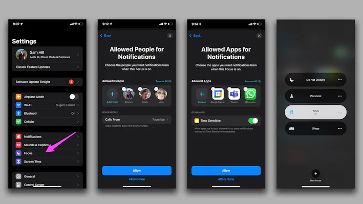 Focus Mode Imessage How to use Focus Mode on iOS 15