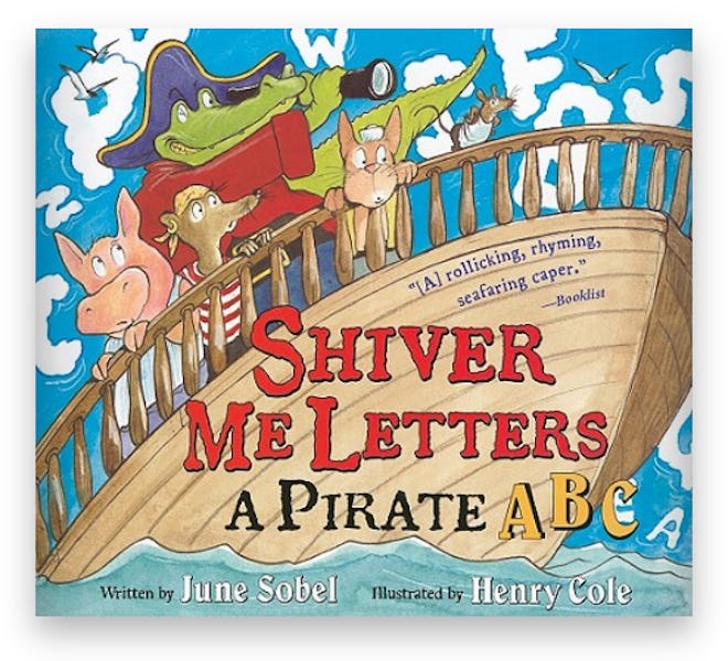 Cover art for 'Shiver Me Letters: A Pirate ABC'