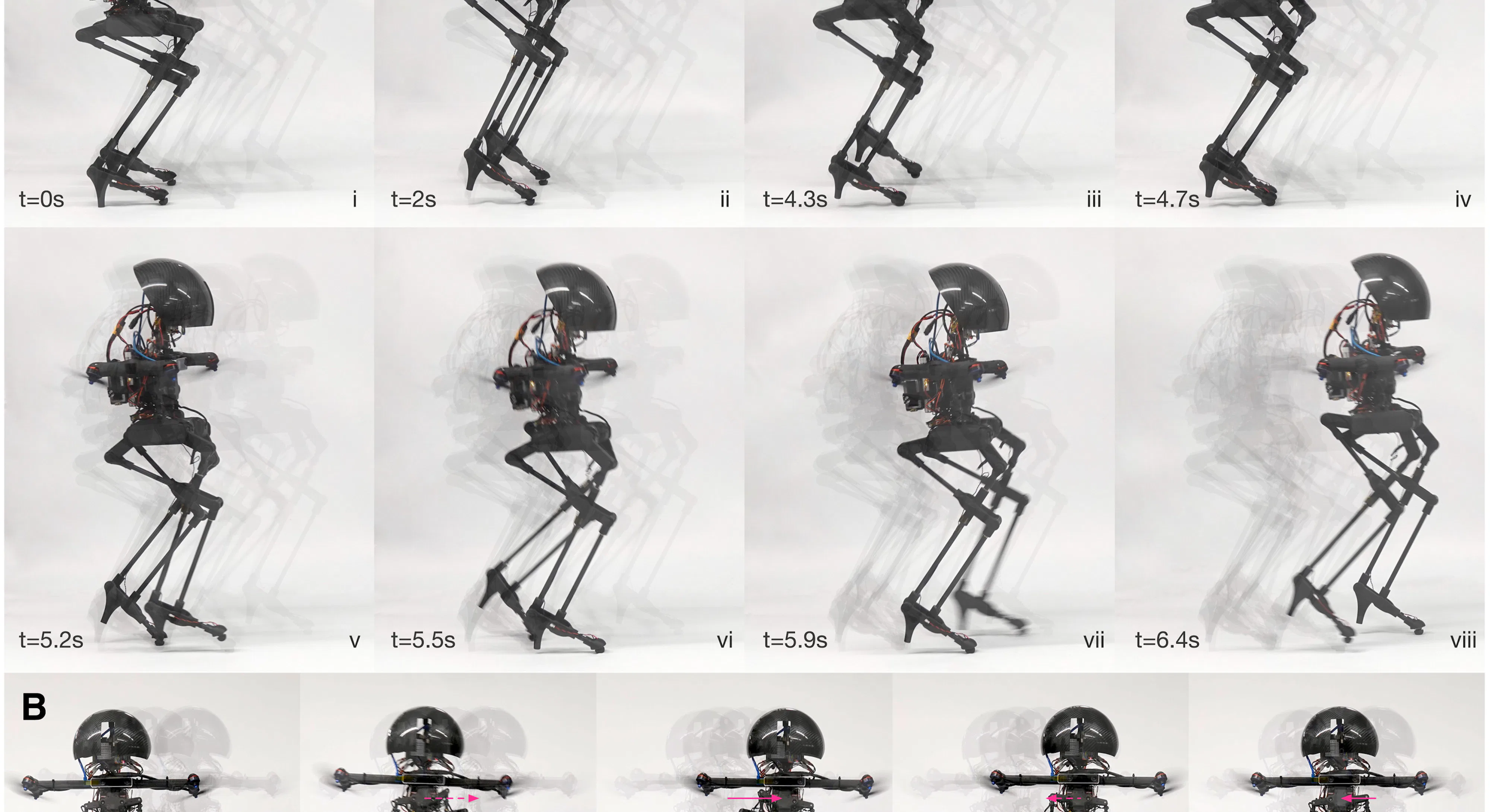 Bipeddled Bot Watch this bipedal bot walk a slackline and ride a skateboard