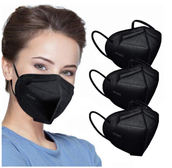 KN95 Face Masks in Black (50-pack)